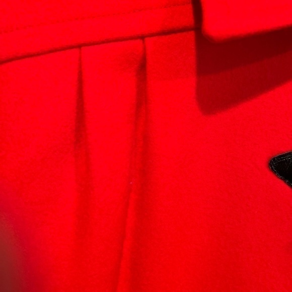 Vintage Pendleton Woolen Mills Jacket Wool Made In USA Red Duffle Large - Picture 4 of 16